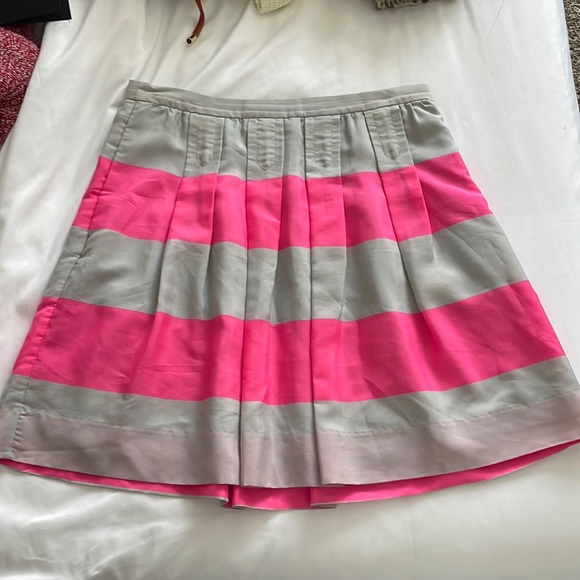 J. Crew pink and gray skirt - Picture 1 of 2